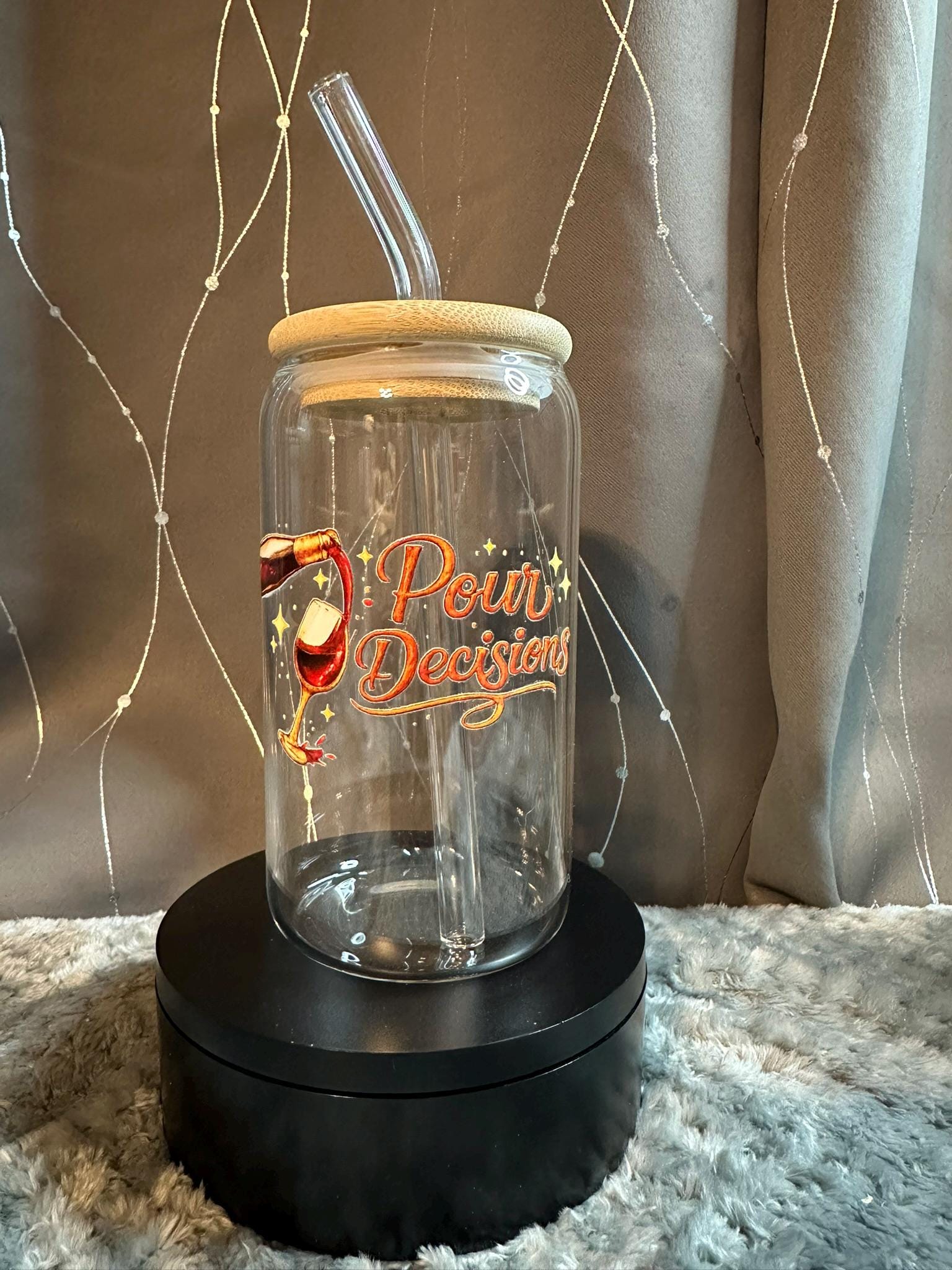Funny Wine & Coffee Cups | Glass Tumbler or Plastic Stemless