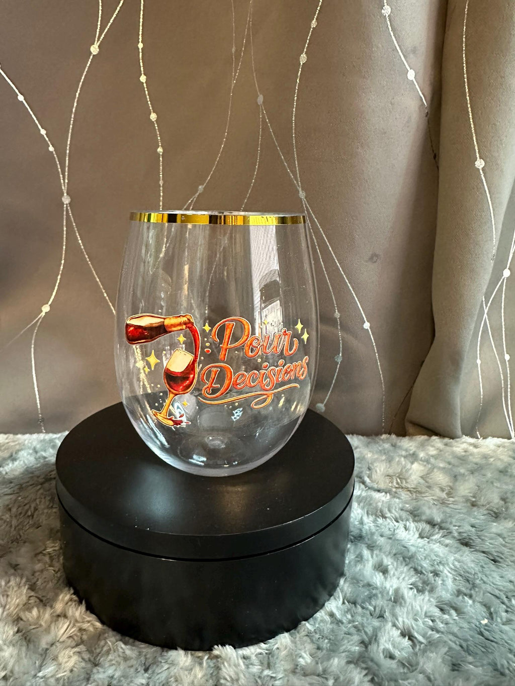 Funny Wine & Coffee Cups | Glass Tumbler or Plastic Stemless