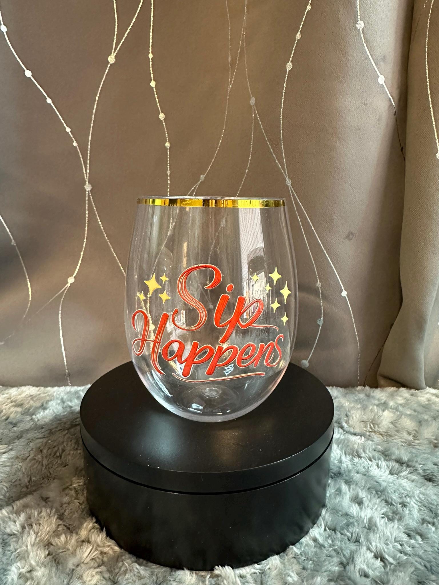Funny Wine & Coffee Cups | Glass Tumbler or Plastic Stemless