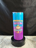 Powered by Caffeine and Delusion Tumbler