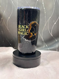 Black Girl Magic Glitter Tumbler
